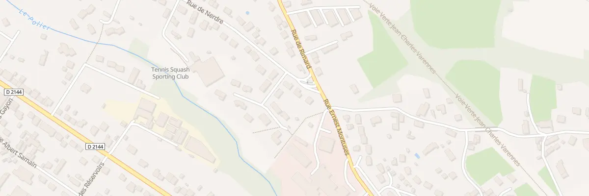 Plan du 106 Rue de Nerdre à Montluçon