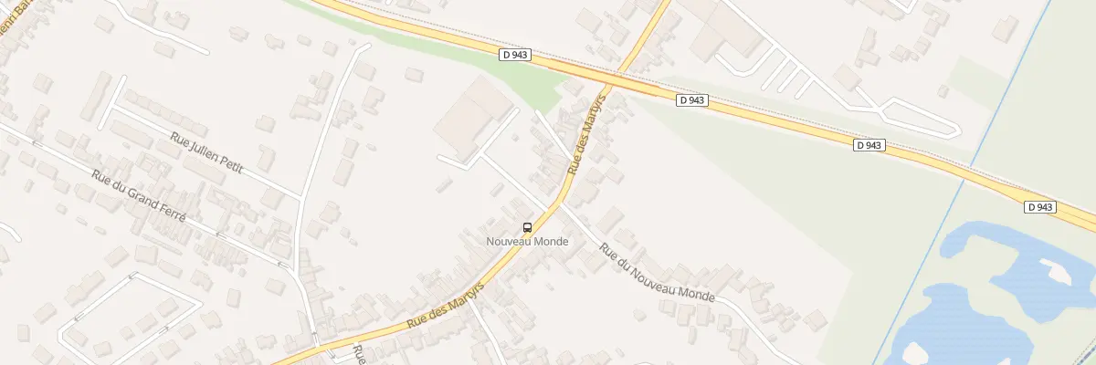 Plan du 74 Rue des Martyrs à Annezin