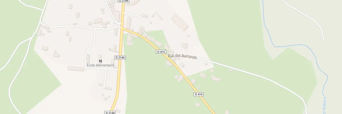 Plan du 2 Rue des Barrands à Reugny
