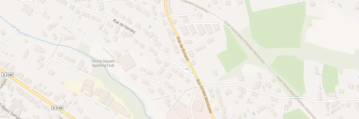Plan du 180 Rue de Rimard à Montluçon