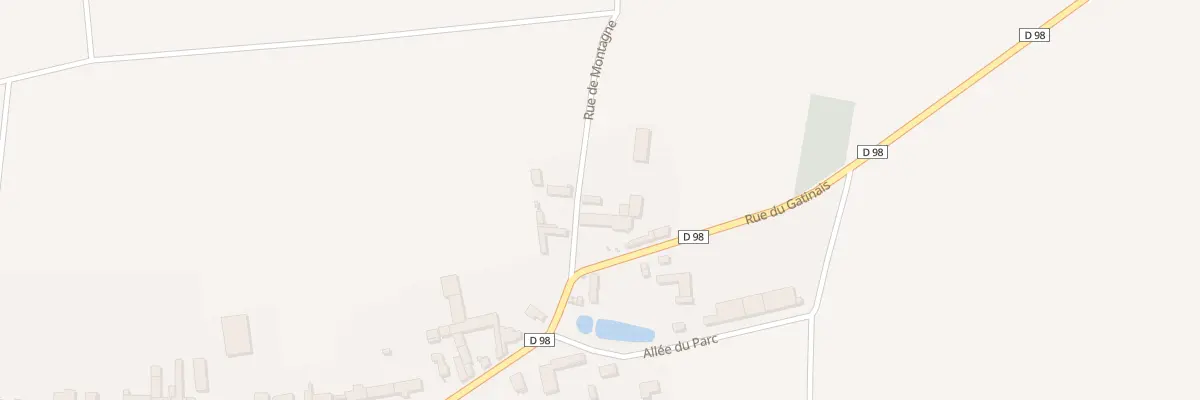 Plan du 2 Rue de la Montagne à Chevrainvilliers