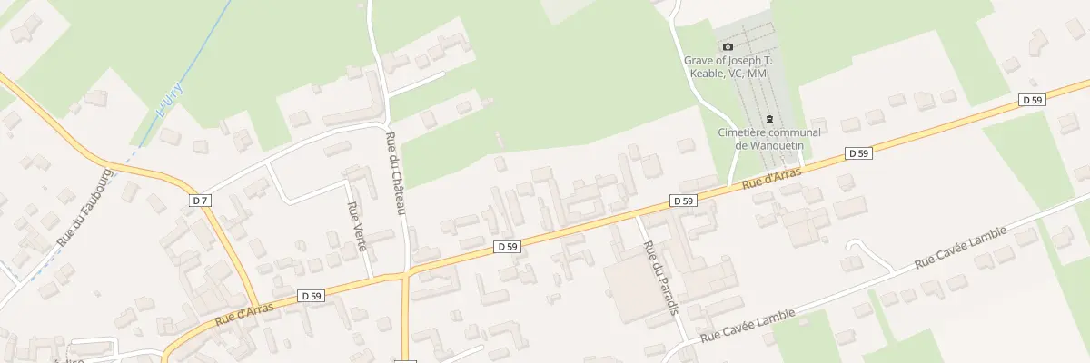 Plan du 39 Rue d’Arras à Wanquetin