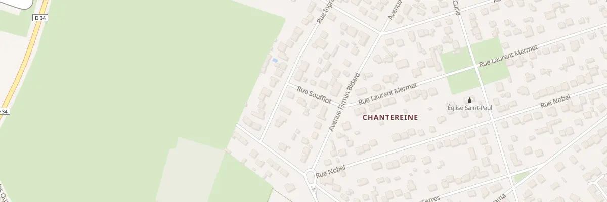 Plan du 3 Rue Soufflot à Chelles