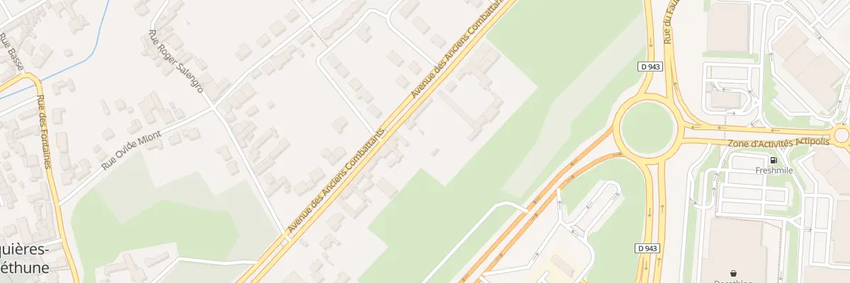 Plan du 498 Av des Anciens Combattants à Fouquières-lès-Béthune