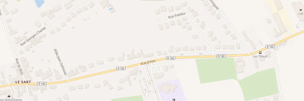 Plan du 106 Rue d’Aire à Merville
