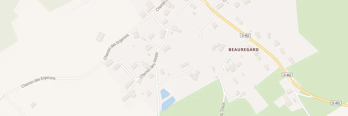 Plan du 173 Che des Verpis à Villebret