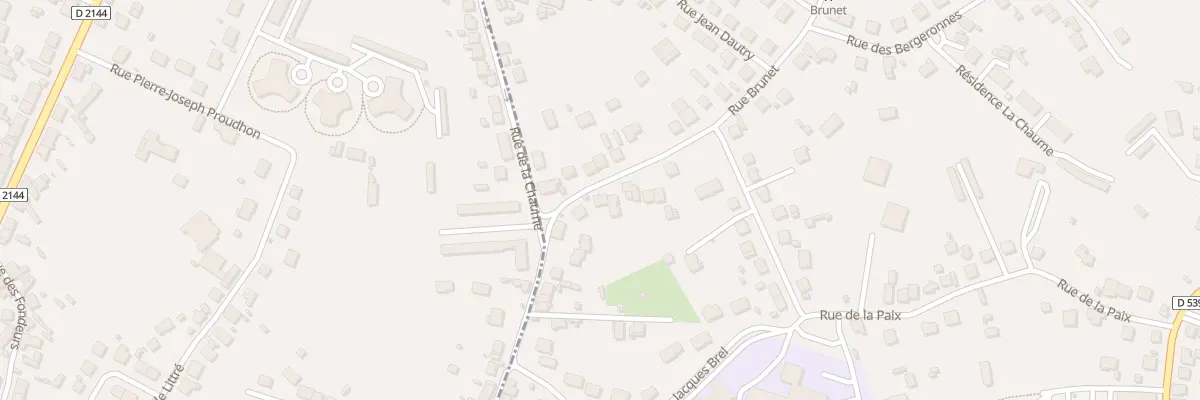 Plan du 85 Rue Brunet à Désertines