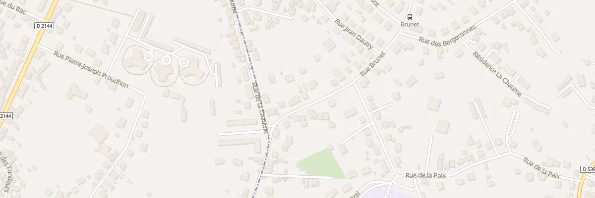 Plan du 72 Rue Brunet à Désertines