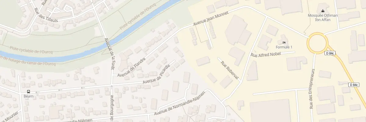 Plan du 52 Av de Picardie à Villeparisis
