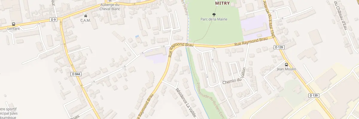 Plan du 26 Rue Raymond Brau à Mitry-Mory