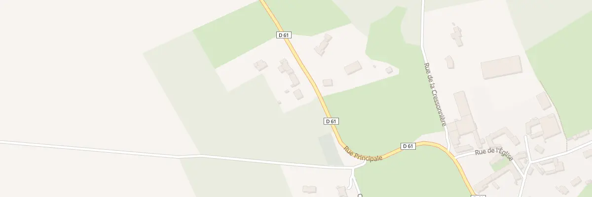 Plan du 21 Rue Principale à Montenescourt