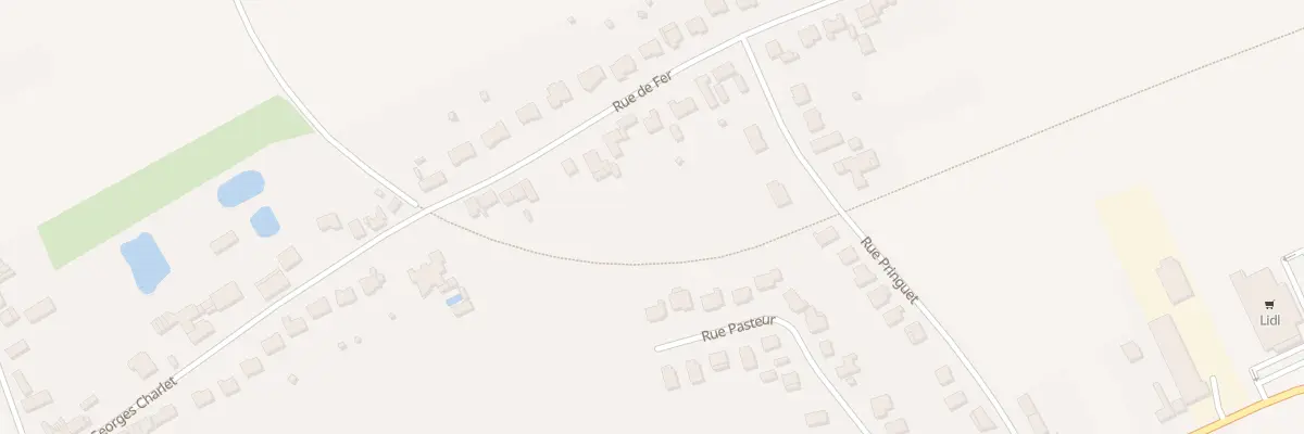 Plan du 209 Rue de Fer à Merville