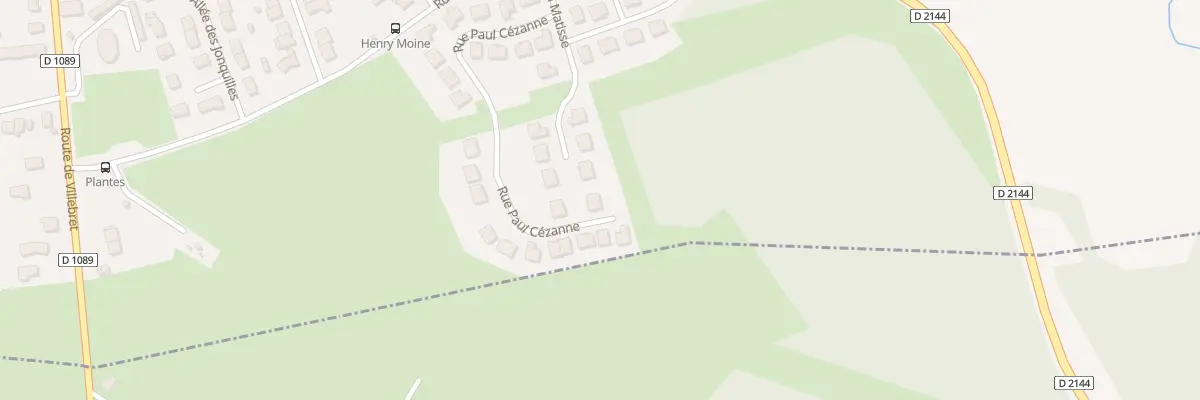 Plan du 19 Rue Paul Cézanne à Montluçon