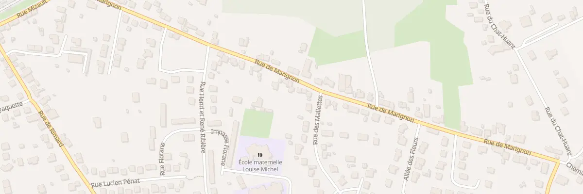 Plan du 50 Rue de Marignon à Montluçon