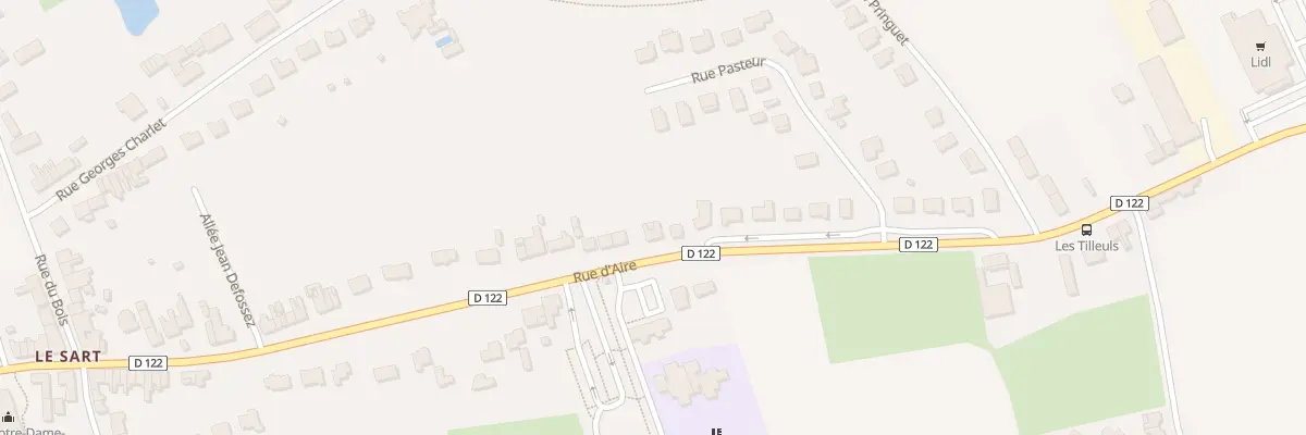 Plan du 104 Rue d’Aire à Merville