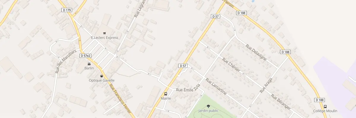 Plan du 25 Rue du Docteur Capiaux à Barlin