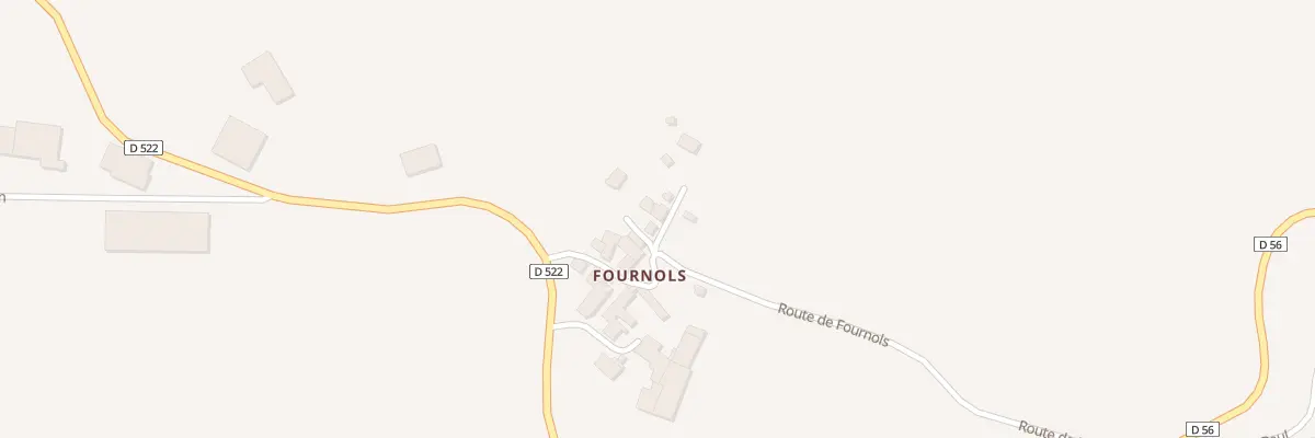 Plan du 5165 Fournols à Durenque