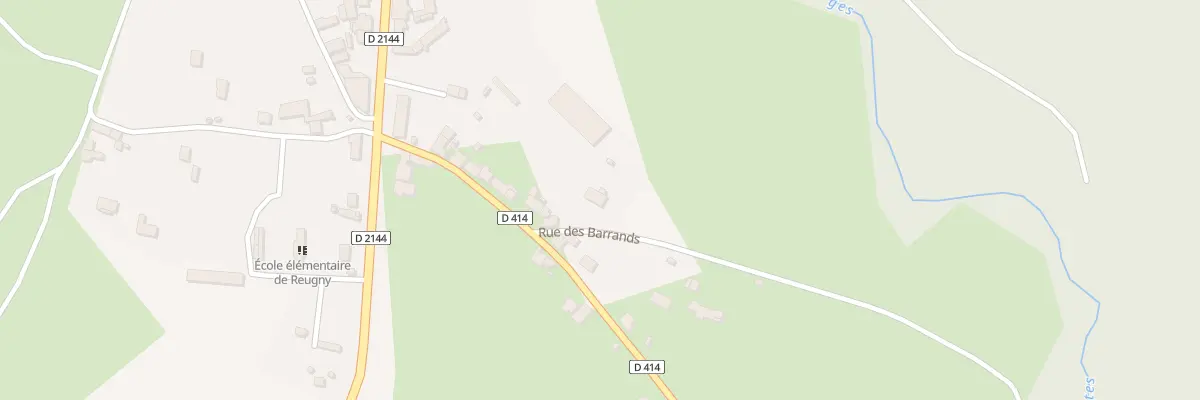 Plan du 1 Rue des Barrands à Reugny