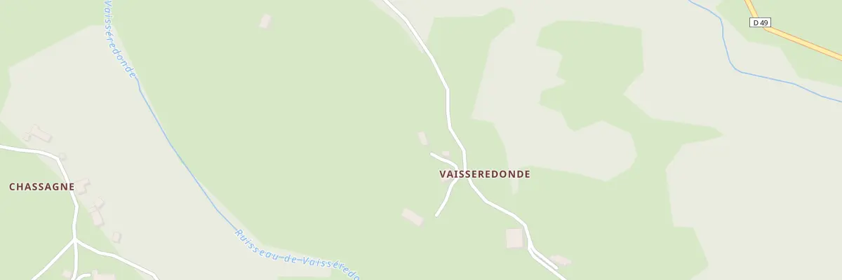 Plan du 4 Vaisseredonde à Saint-Étienne-de-Chomeil