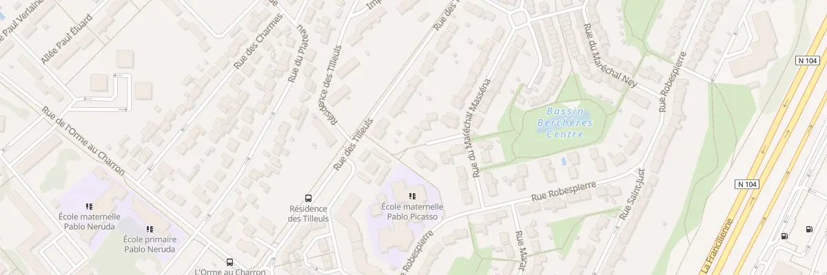Plan du 15 Rue du Maréchal Masséna à Pontault-Combault