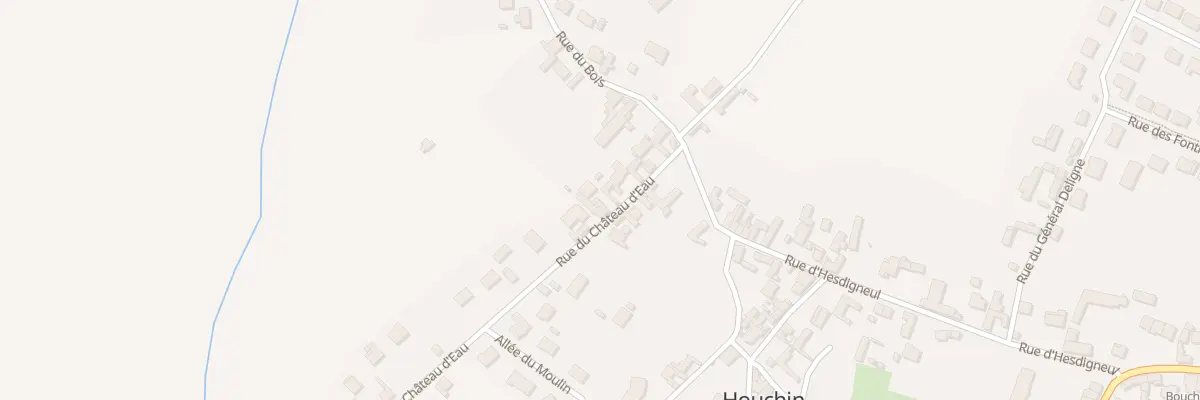Plan du 12 Rue du Chateau d’Eau à Houchin