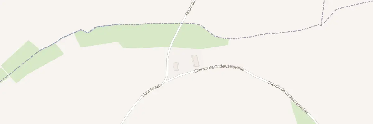 Plan du 894 Vc Hool Straete à Caëstre