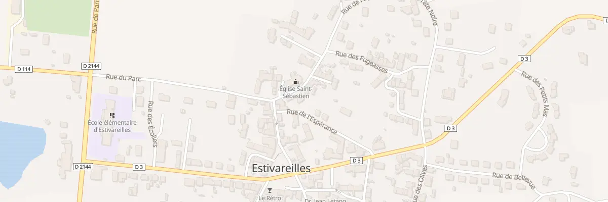 Plan du 8 Rue de l’Eglise à Estivareilles