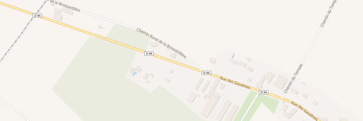 Plan du 36 Rue des Gaudines à Mignères