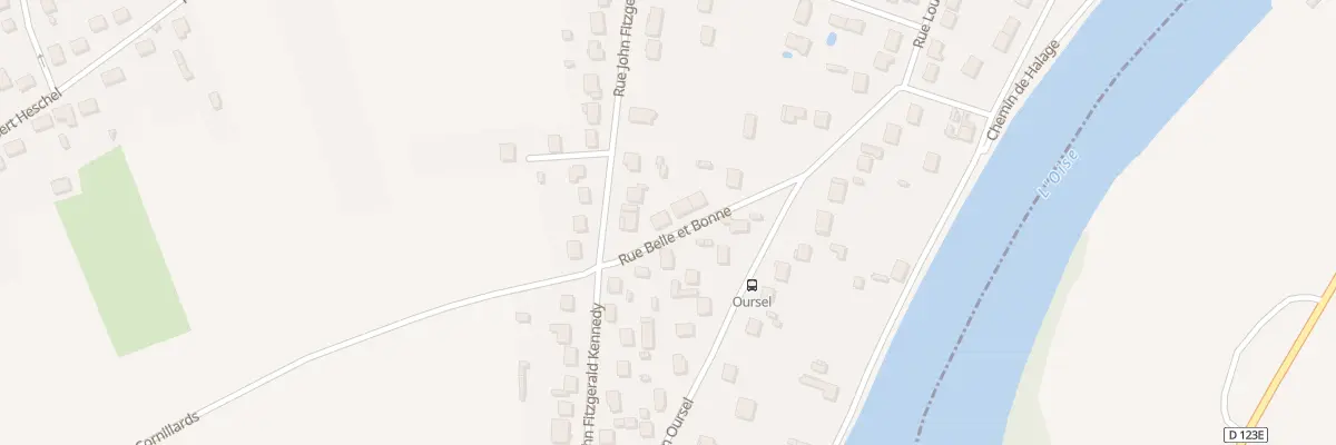 Plan du 1039 Rue Belle et Bonne à Pont-Sainte-Maxence