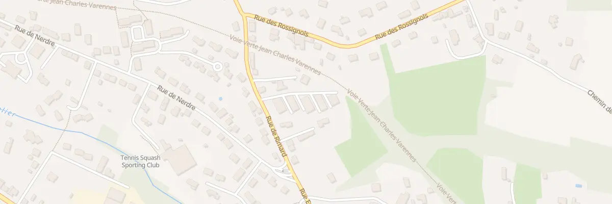 Plan du 161 Rue de Rimard à Montluçon