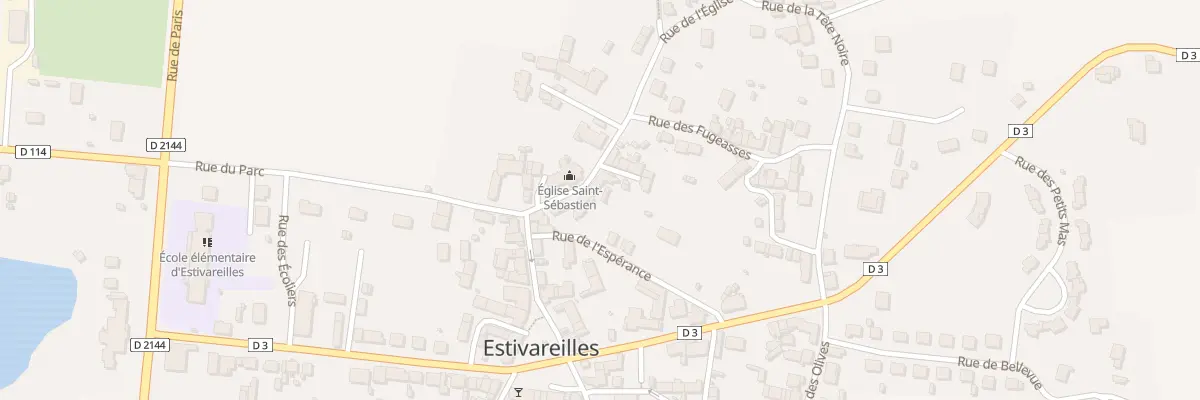 Plan du 10 Rue de l’Eglise à Estivareilles