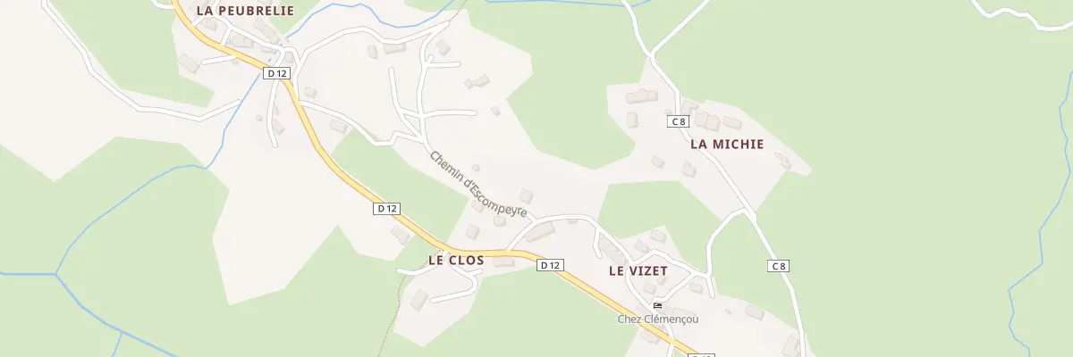 Plan du 6035 Le Vizet au Falgoux