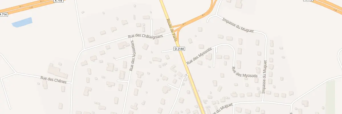 Plan du 100 Rte de Paris à Saint-Victor