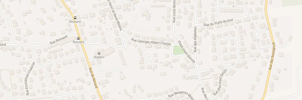 Plan du 8 Rue Georges A Charpy à Montluçon