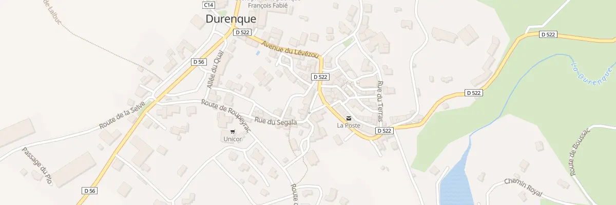Plan du 5070 Durenque à Durenque