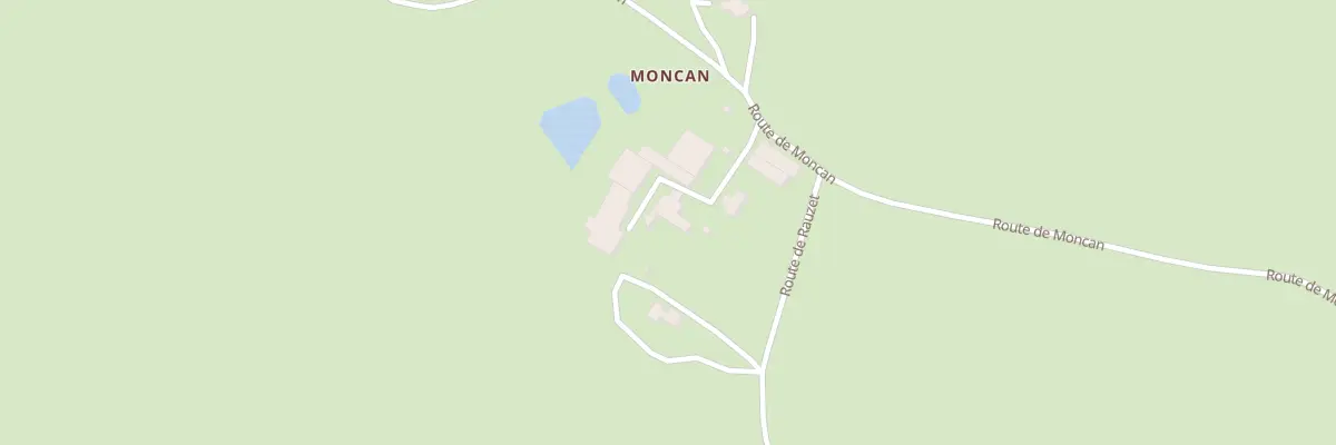 Plan du 5099 Moncan à Auriac-Lagast