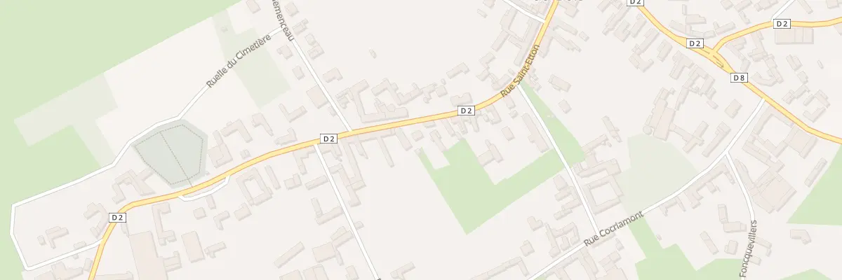 Plan du 23 Rue Saint Etton à Bienvillers-au-Bois
