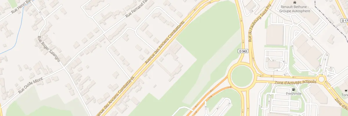 Plan du 564 Av des Anciens Combattants à Gosnay