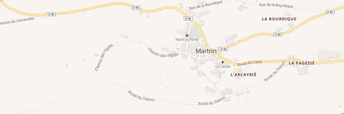 Plan du 5189 Martrin à Martrin