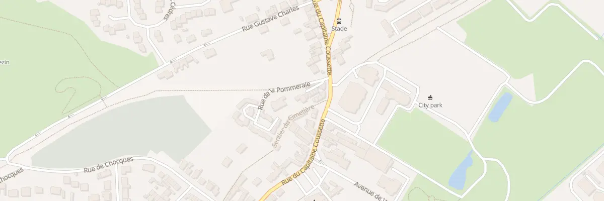 Plan du 12 Imp Chemin de Fer Coussette à Annezin