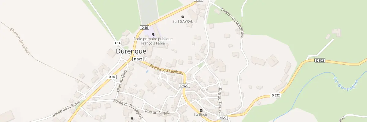 Plan du 5086 Durenque à Durenque