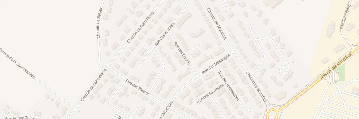 Plan du 5 Rue des Courlis à Gien