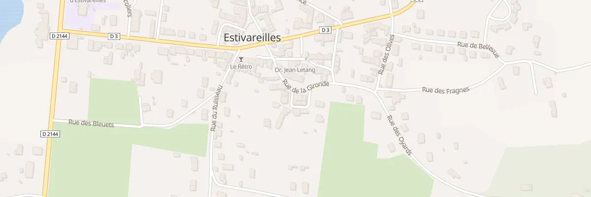 Plan du 9 Rue de la Gironde à Estivareilles