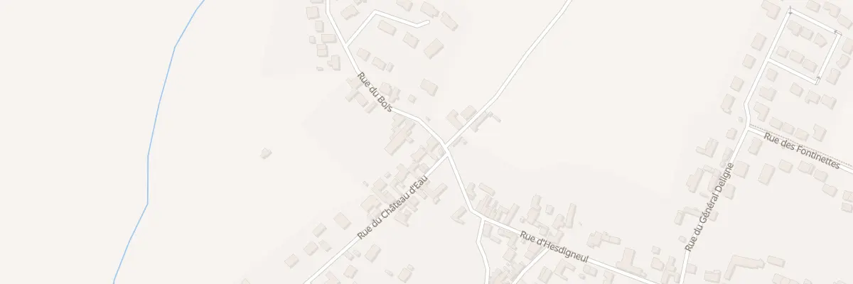 Plan du 2 Rue du Chateau d’Eau à Houchin