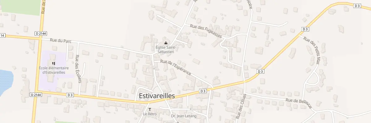 Plan du 8 Rue de l’Espérance à Estivareilles