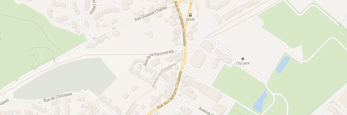 Plan du 8 Imp Chemin de Fer Coussette à Annezin