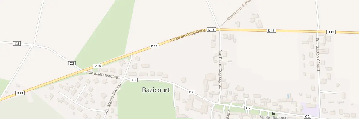 Plan du 19 Rue Julien Antoine à Bazicourt