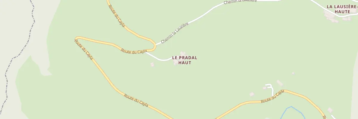 Plan du 5100 Le Pradal à Martrin
