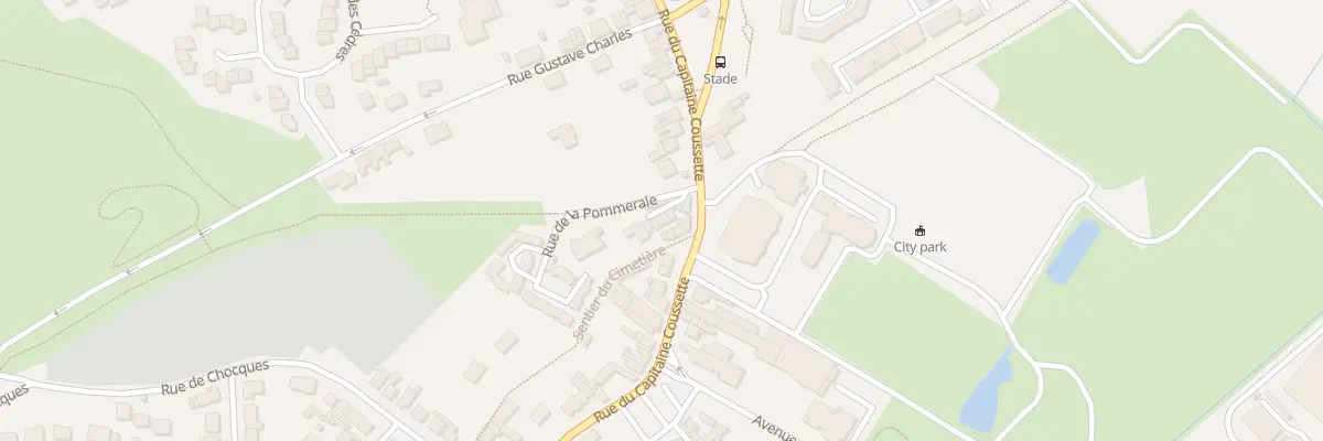 Plan du 6 Imp Chemin de Fer Coussette à Annezin