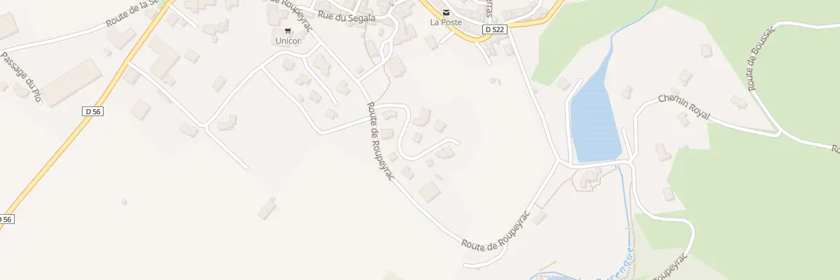 Plan du 5389 Durenque à Durenque